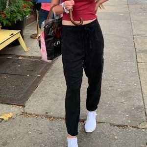 American Eagle Black joggers size M